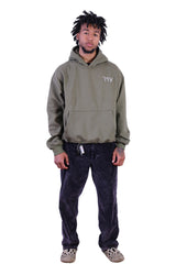 ARABIC STAR HOODIE - OLIVE