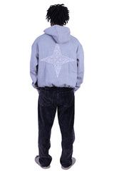 ARABIC STAR HOODIE - GRAY