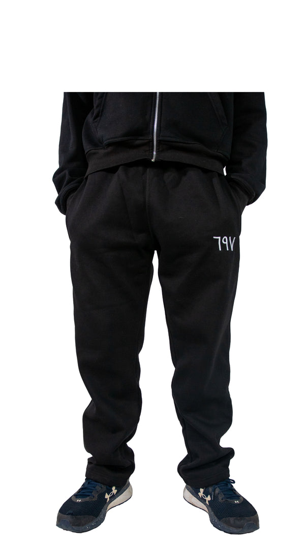 ARABIC STAR SWEATPANTS - BLACK