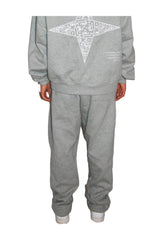 ARABIC STAR SWEATPANTS - GREY
