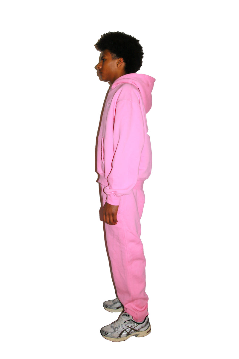 ARABIC STAR ZIP UP -  PINK