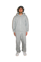 ARABIC STAR ZIP UP -  GRAY